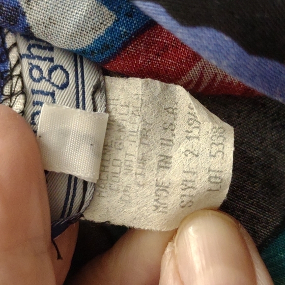 90's Vintage Blouse Short Sleeve Bold Floral Statement Secretary - Picture 7 of 7